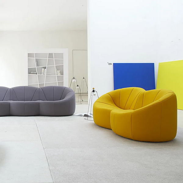 Canapé 3 places en tissu Pumpkin LIGNE ROSET 14110305 usine LIGNE ROSET de l'Italie. Foto №4