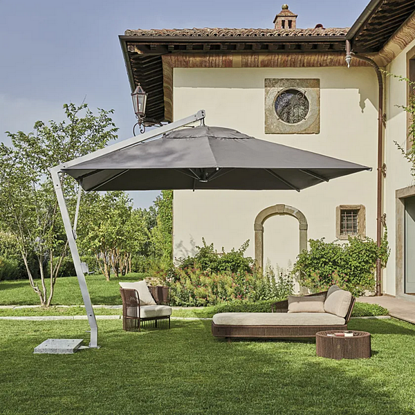 Parasol de jardin en aluminium anodisé carré VARASCHIN Copacabana 4754, 4756 usine VARASCHIN de l'Italie. Foto №3