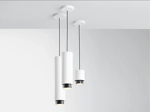 Suspension LED en verre Claque F43 Fabbian usine Fabbian de l'Italie. Foto №1