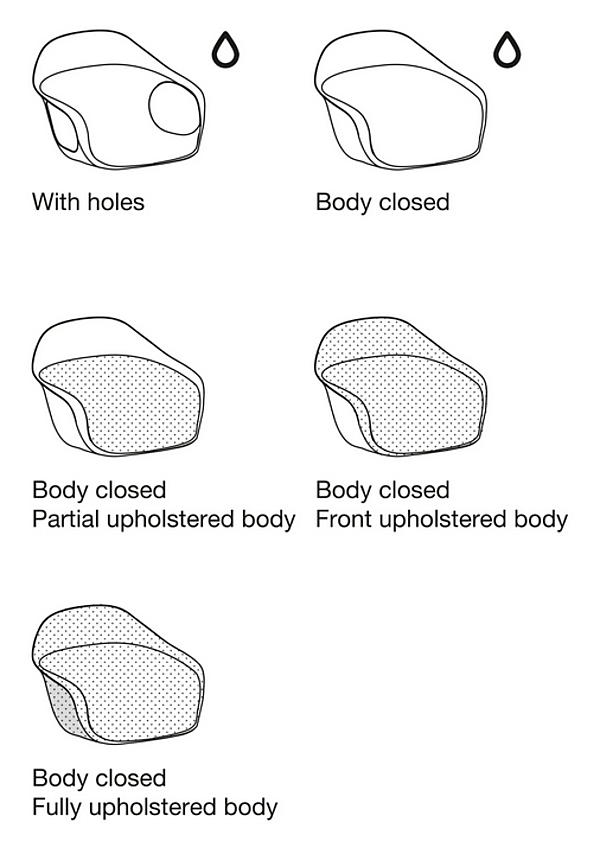 Chaise en plastique recyclé avec accoudoirs Elephant Kristalia usine Kristalia de l'Italie. Foto №2