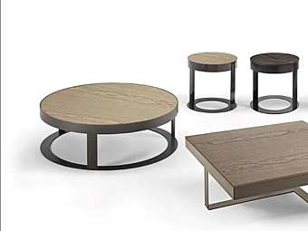 Table basse ronde en métal Otis Frigerio