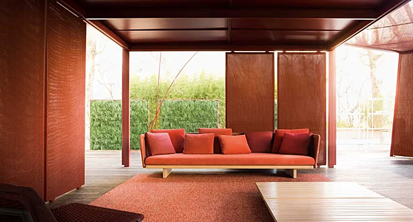 Canapé 3 places en tissu Sabi Paola Lenti B39B usine PAOLA LENTI de l'Italie. Foto №6
