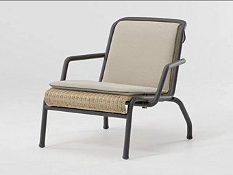 Fauteuil en rotin et aluminium avec accoudoirs KETTAL Salina KSB200300