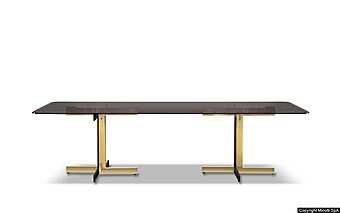 Bureau Minotti Catlin "Dining" Table Rodolfo Dordoni Bureau Minotti Catlin "Dining" Table Rodolfo Dordoni usine Minotti de l'Italie
