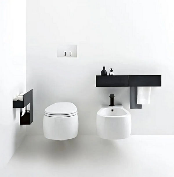 Mélangeur de lavabo en aluminium anodisé à poignée unique AGAPE SEN usine Agape de l'Italie. Foto №4