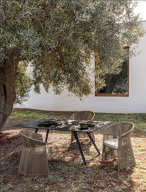 Table de jardin rectangulaire en aluminium Katana 026 TR4 OUT Potocco 026/TR4-OUT usine POTOCCO de l'Italie. Foto №2