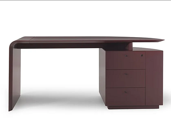 Bureau en bois rectangulaire avec tiroirs Siena i 4 Mariani usine i 4 Mariani de l'Italie. Foto №2