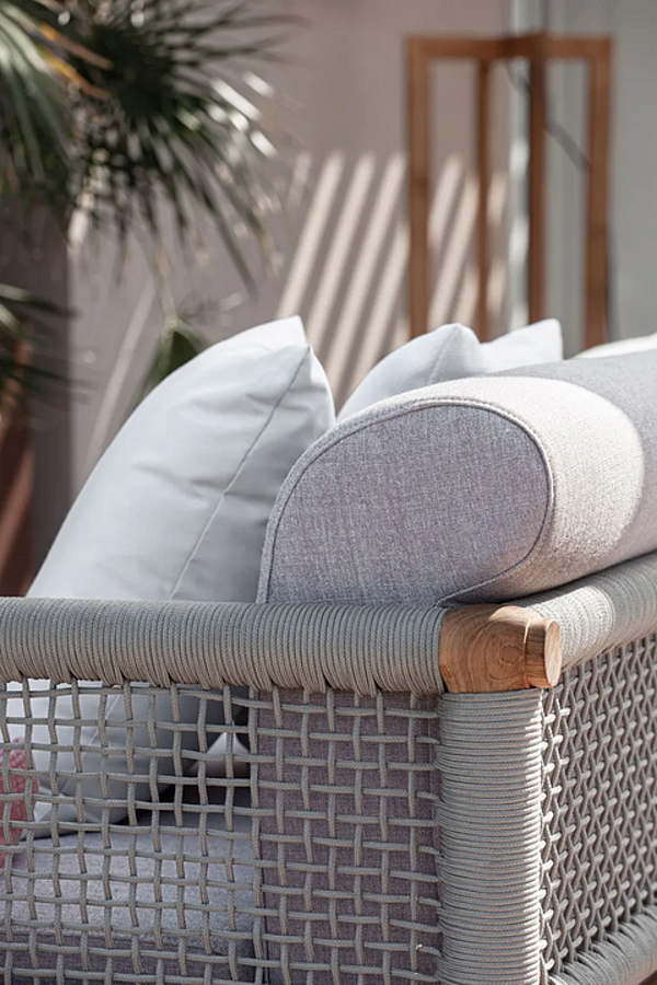 Fauteuil de jardin en tissu avec accoudoirs Atmosphera Lodge LG.PL usine ATMOSPHERA de l'Italie. Foto №2