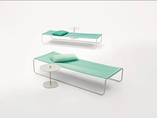 Transat en tissu avec appui-tête PAOLA LENTI usine PAOLA LENTI de l'Italie. Foto №2