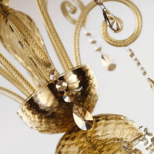 Suspension en cristal Pasternak MULTIFORME SK1035-8-F usine MULTIFORME de l'Italie. Foto №2