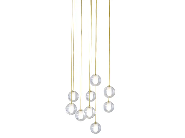 Suspension en verre LED Calot LIGNE ROSET 10073120-10073121 usine LIGNE ROSET de l'Italie. Foto №1