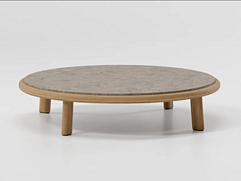 Table basse ronde en aluminium Giro KETTAL