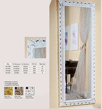Miroir TONIN CASA SP 6500 Miroir TONIN CASA SP 6500 usine TONIN CASA de l'Italie