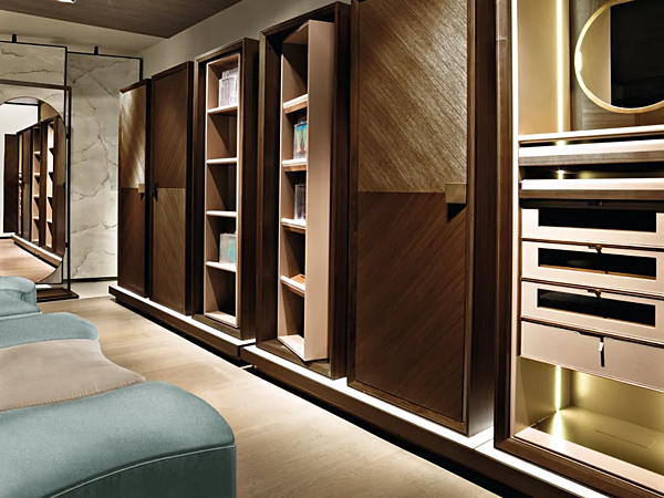 Armoire en bois avec tiroirs GIORGETTI Town usine GIORGETTI de l'Italie. Foto №7