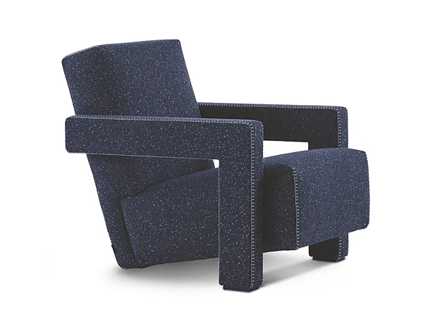 Fauteuil en tissu CASSINA 637 Utrecht usine CASSINA de l'Italie. Foto №4