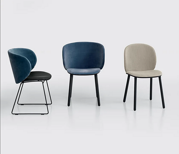 Chaise en tissu rembourrée Kristalia Dua usine Kristalia de l'Italie. Foto №6
