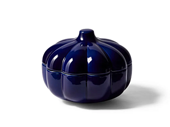 Boîte de rangement en céramique émaillée brillante CASSINA Taac citrouille