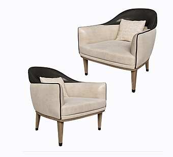 Fauteuil avec accoudoirs en nubuck Dragonfly CPRN HOMOOD D674 Fauteuil avec accoudoirs en nubuck Dragonfly CPRN HOMOOD D674 usine CPRN HOMOOD de l'Italie