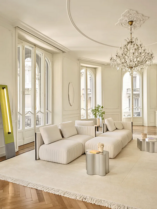 Canapé d'angle avec housse amovible Saba Metis usine SABA de l'Italie. Foto №16