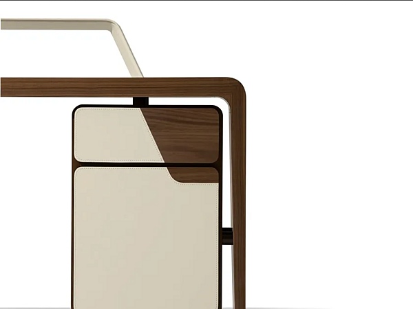 Bureau rectangulaire avec tiroirs en bois GIORGETTI Alma usine GIORGETTI de l'Italie. Foto №3