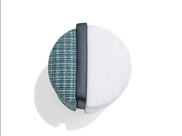 Pouf rond en tissu Summa GIORGETTI 54090 usine GIORGETTI de l'Italie. Foto №2
