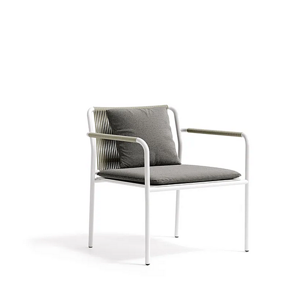 Fauteuil de jardin en aluminium avec accoudoirs Atmosphera collection Air usine ATMOSPHERA de l'Italie. Foto №4