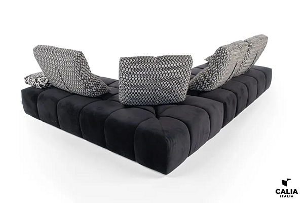Canapé modulable en tissu avec dossier rembourré Calia Italia Sommier PREMIUM 1220 usine Calia Italia de l'Italie. Foto №12