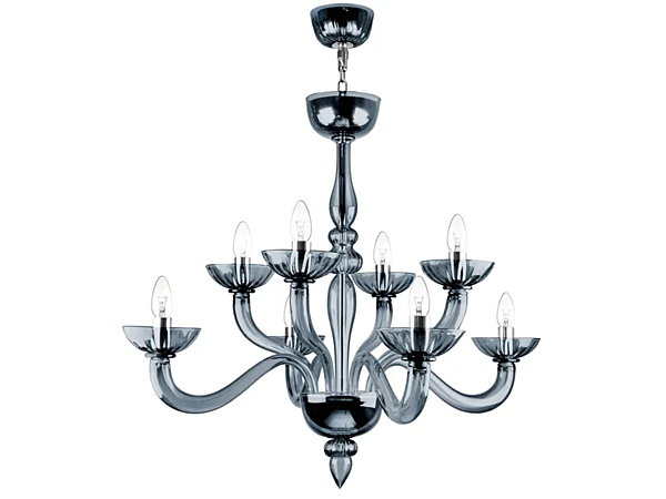 Suspension en verre de Murano fait main Medea Abrissi 10377 usine ABRISSI de l'Italie. Foto №1