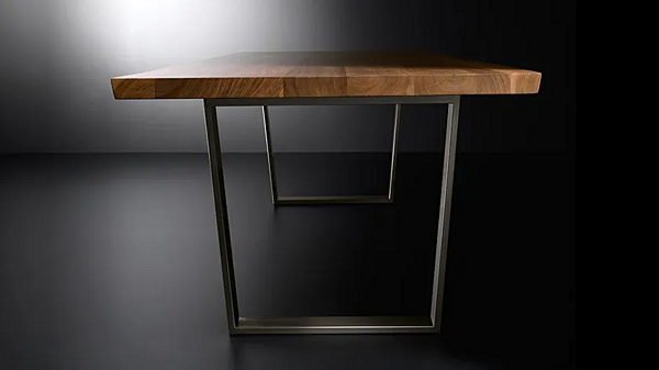 Table rectangulaire en bois massif Vero compact minimal ARTE BROTTO L640, MINIMAL usine Arte Brotto de l'Italie. Foto №7