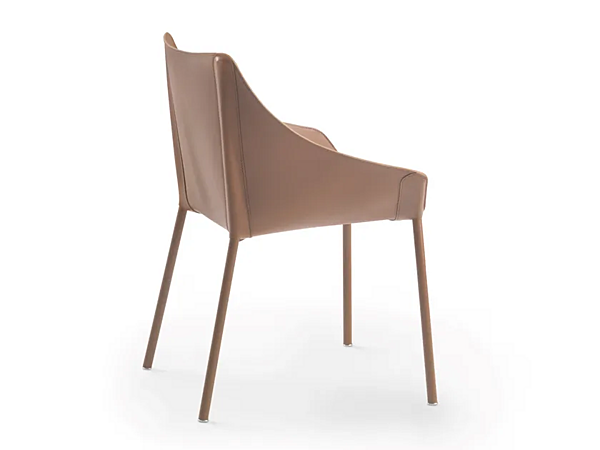 Fauteuil en cuir tanné avec accoudoirs FLEXFORM Haiku 2A511 usine FLEXFORM de l'Italie. Foto №2