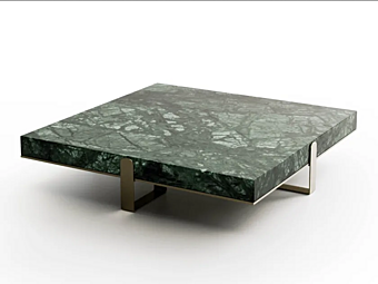 Table basse carrée en marbre Grand 23 Q Capital Collection usine Capital Collection de l'Italie