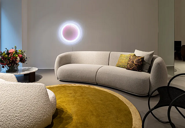 Canapé en tissu avec housse amovible Pacific Moroso usine Moroso de l'Italie. Foto №4