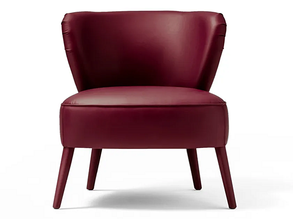 Fauteuil en cuir Cloe Black Tie CLO10S usine Black Tie de l'Italie. Foto №1
