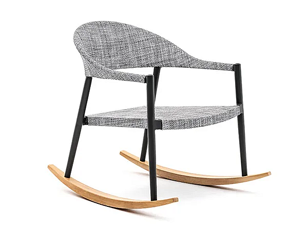 Fauteuil de jardin en tissu avec accoudoirs VARASCHIN Clever Lounge 229D5, 229D3 usine VARASCHIN de l'Italie. Foto №5