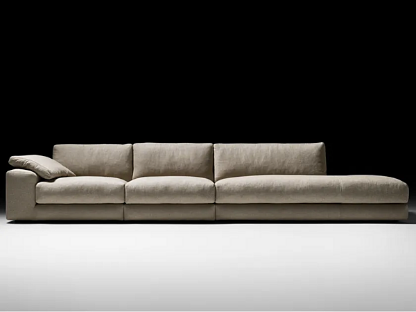Canapé d'angle modulable en tissu Dante Black Tie usine Black Tie de l'Italie. Foto №2
