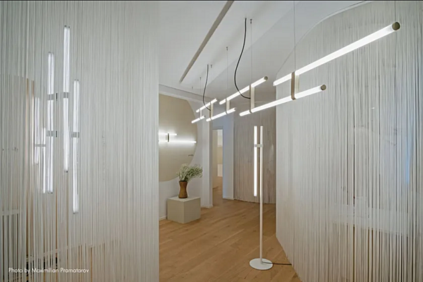 Suspension en verre borosilicate LED collection Paralela AXOLIGHT usine Axolight de l'Italie. Foto №4