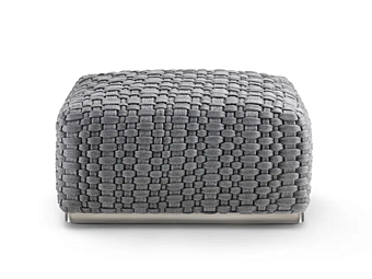 Pouf de jardin en fibre synthétique carré FLEXFORM Phuket