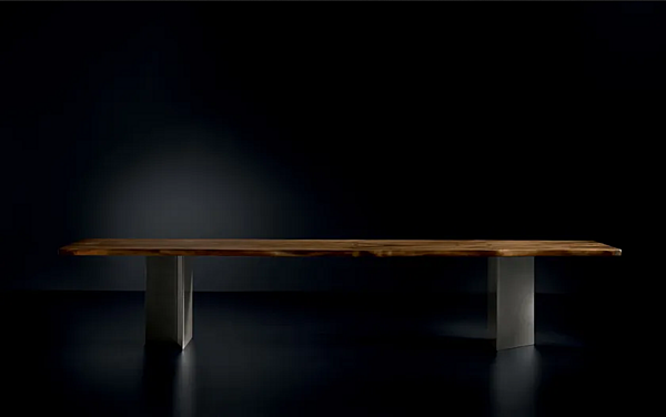 Table rectangulaire en bois massif Vero Boomerang ARTE BROTTO L620, BOOMERANG usine Arte Brotto de l'Italie. Foto №3