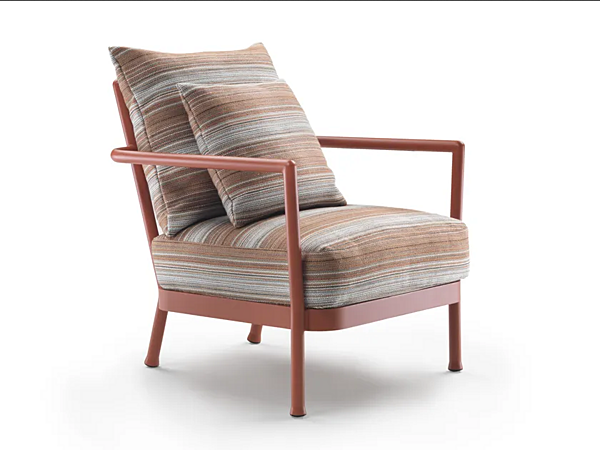Fauteuil de jardin en aluminium et tissu Camargue FLEXFORM 2A6C1 usine FLEXFORM de l'Italie. Foto №1