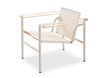 Fauteuil de jardin en tissu avec accoudoirs CASSINA dossier basculant 001 Fauteuil de jardin en tissu avec accoudoirs CASSINA dossier basculant 001 usine CASSINA de l'Italie