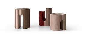 Table basse Cierre 1972 Twins usine Cierre 1972 de l'Italie