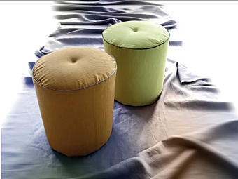 Pouf rembourré en tissu ERBA ITALIA Drink