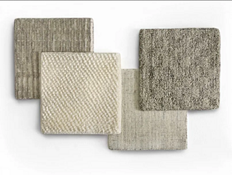Tapis en laine premium couleur ivoire FLEXFORM Tapis en laine premium couleur ivoire FLEXFORM usine FLEXFORM de l'Italie