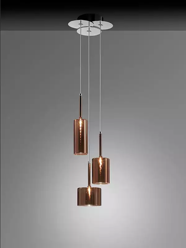 Suspension halogène en verre Spillray AXOLIGHT usine Axolight de l'Italie. Foto №3