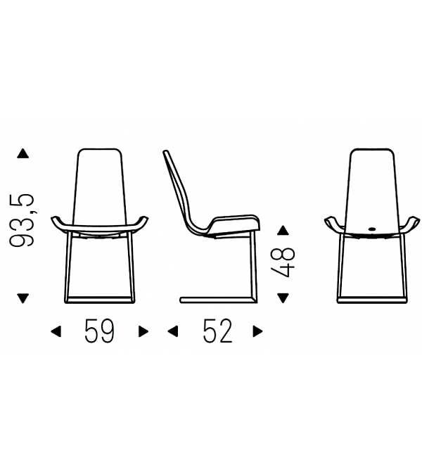 Chaise CATTELAN ITALIA Paolo Cattelan FLAMINGO usine CATTELAN ITALIA de l'Italie. Foto №10