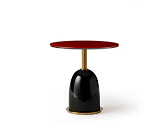 Table d'appoint ronde en métal MARIONI Pins 02925