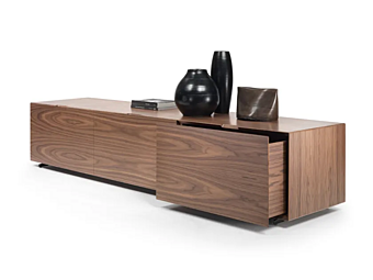 Buffet en noyer avec tiroirs FLEXFORM Piuma usine FLEXFORM de l'Italie