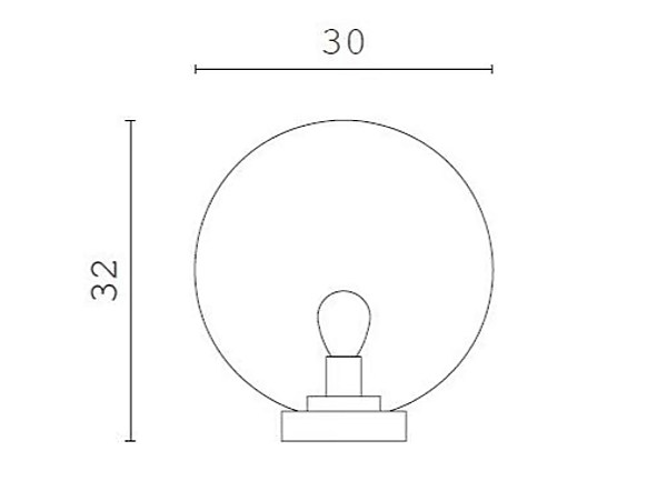 Lampe de table en verre Mood CPRN HOMOOD usine CPRN HOMOOD de l'Italie. Foto №3