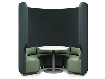 Cabine de bureau acoustique en tissu pour pause café Adrenalina Maji System