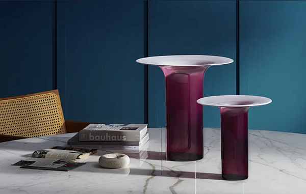 Vase en verre soufflé Silvan CASSINA 08801, 08802, 08811, 08812 usine CASSINA de l'Italie. Foto №17